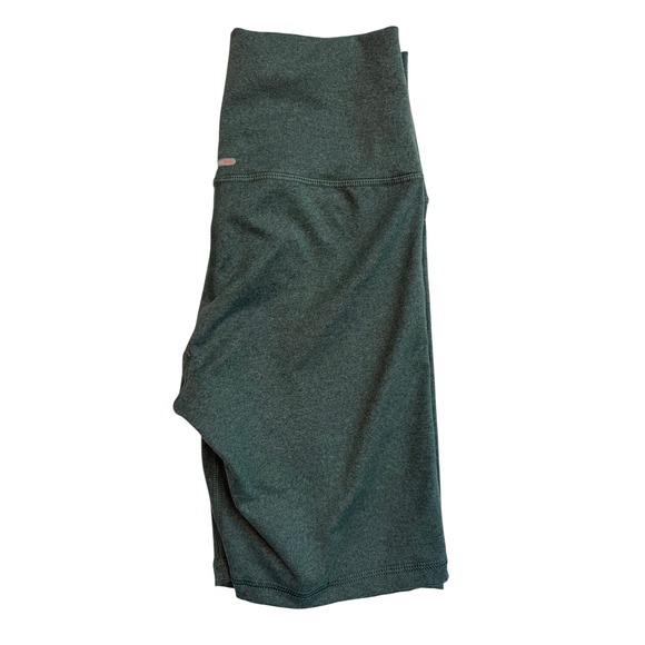 Aerie Chill Play Move High Waisted Biker Shorts Green Size S - Picture 2 of 4
